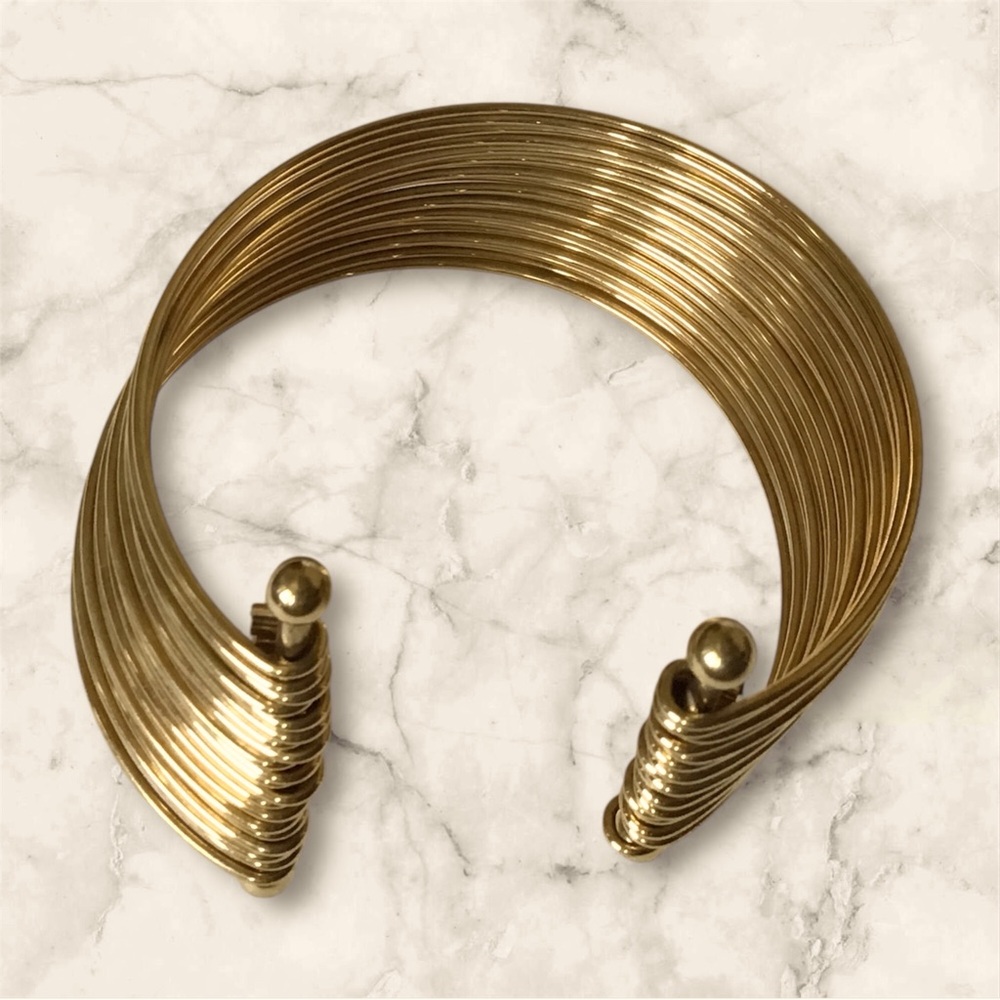 Elegant Gold Cuff Bracelet